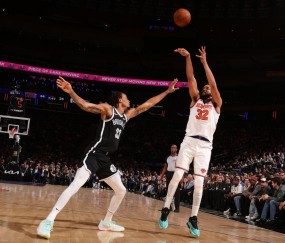 看球直播-尼克斯狂胜篮网54分 创造队史单场最大净胜分差纪录