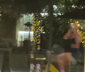 斗球体育直播-乔治娜晒视频：边健身边看C罗比赛直播，目睹C罗破门后比剪刀手